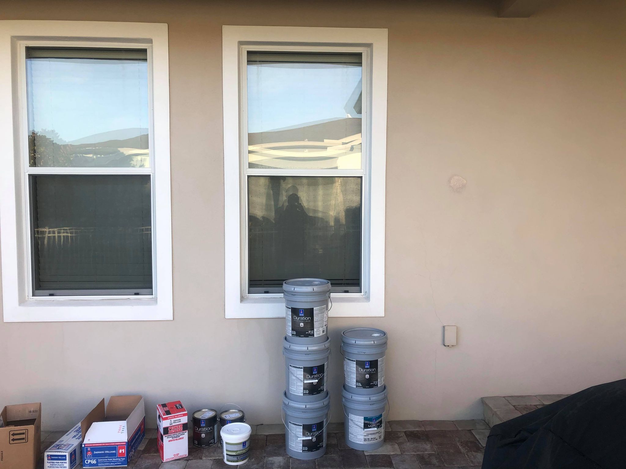 Paint supplies and preparation